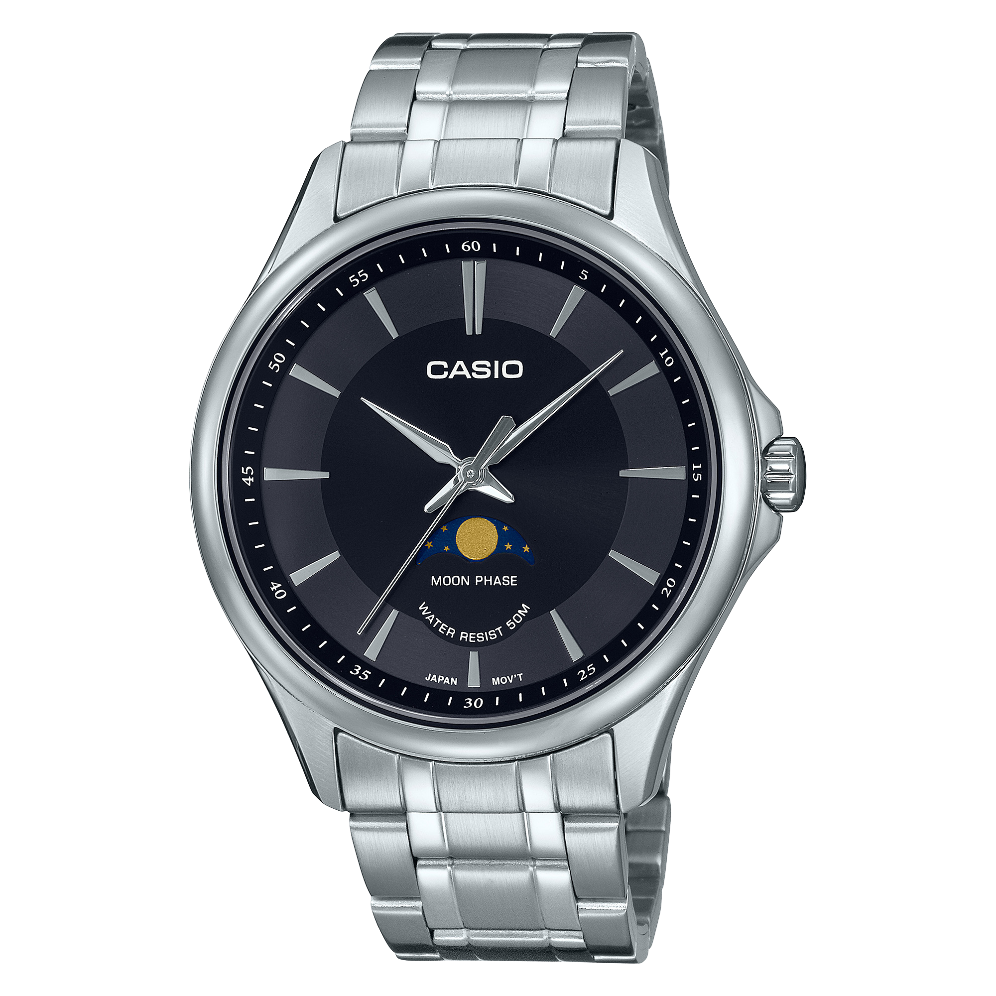 【CASIO】MTP-M100D-7AV【ムーンフェイズ】 MTP-M100D-7AV | CASIO