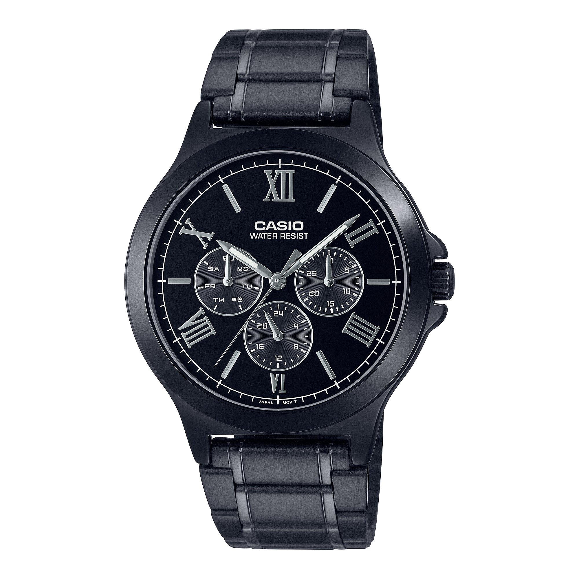 Casio カシオ MTP-V300 ブラック クオーツ メンズ MTP-V300B-1A | CASIO