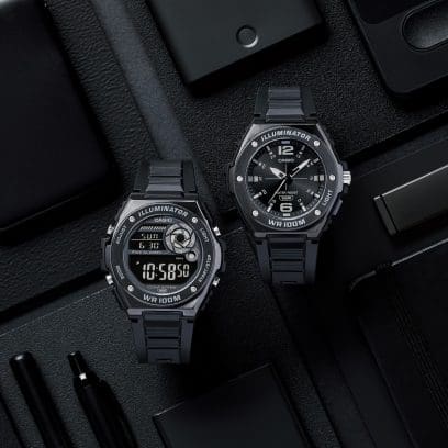 From left: MWD-100HB-1BV, MWA-100HB-1AV