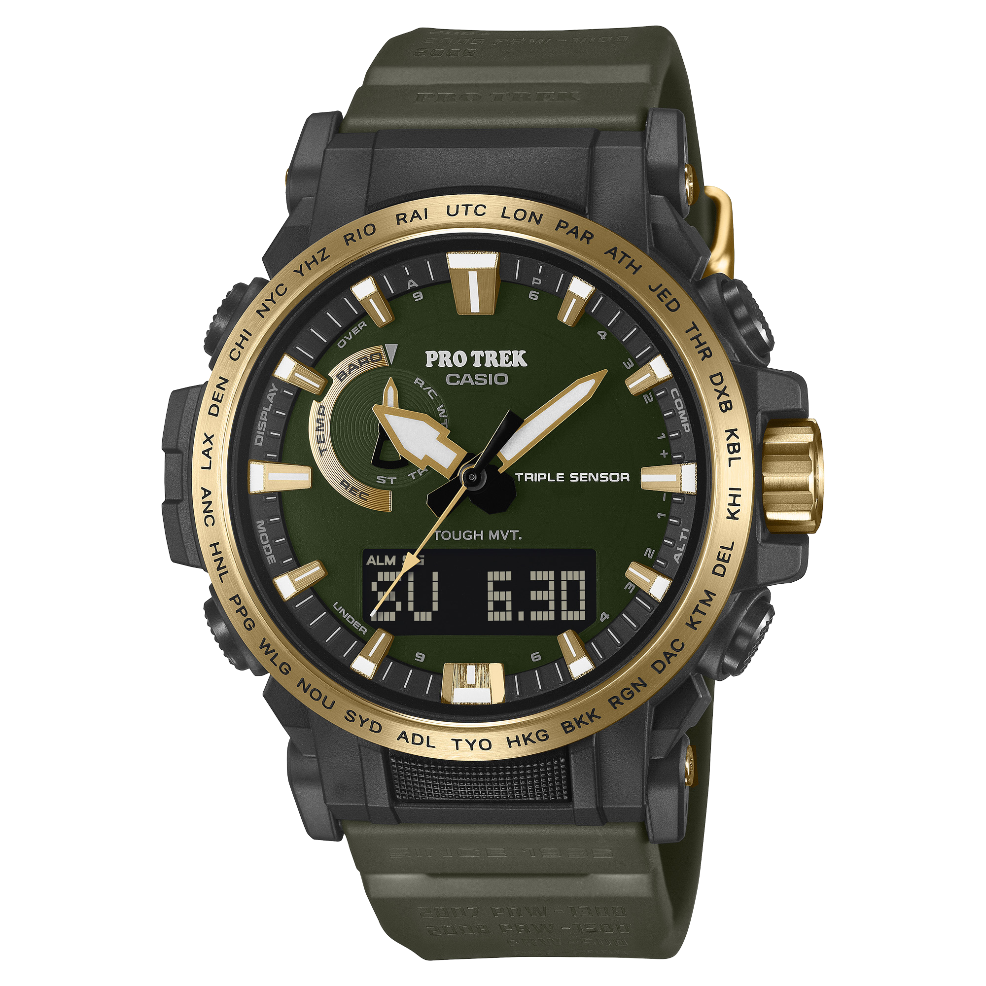 【カオナシ】CASIO PRO TREK PRW-5100 トリプルセンサ カオナシ】CASIO PRO TREK PRW-5100 トリプルセンサ カオナシ】CASIO