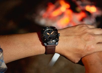 PRW-6900YL-5 Practicality and design sensibility in a flame-retardant leather band