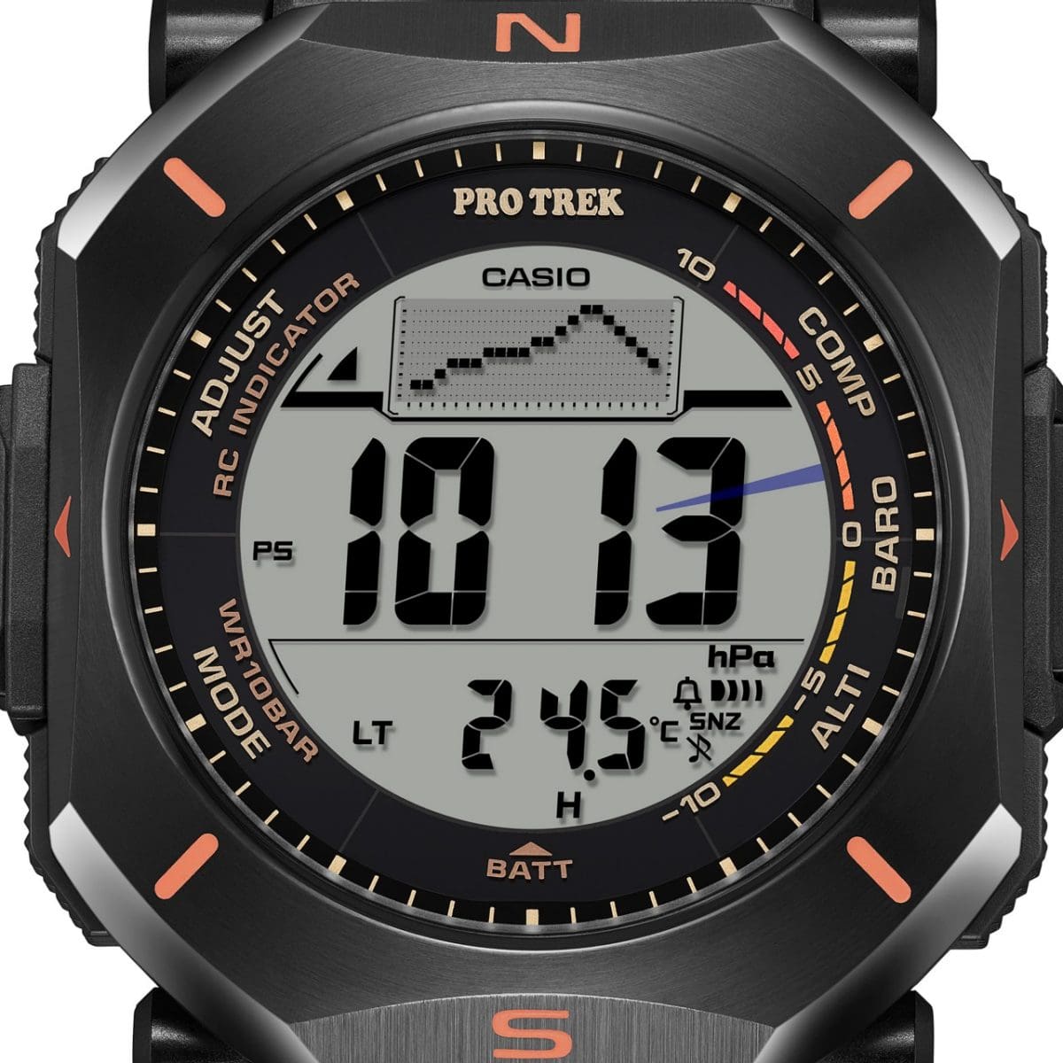 PRW-69YB-3 Barometer / Thermometer display