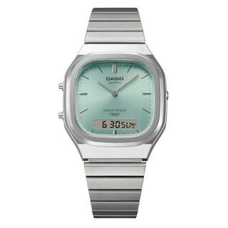 Casio PRJ-B001B-2 Orologio Uomo Solare Analogico-Digitale - Cinturino In Tessuto, 100m, Bluetooth