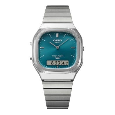 CASIO UOMO DIGITALE ACCIAIO – MODELLO A158WA-1DF VINTAGE NUOVO - Foto 2