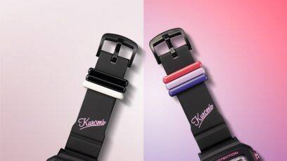 Due versioni di fiocchi: bianco e nero o rosso, rosa e viola.