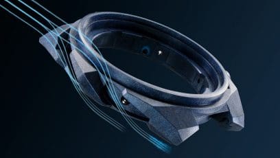 ECB-2200CB-2A Carbonio blu indaco: Cassa in resina rinforzata con fibra di carbonio