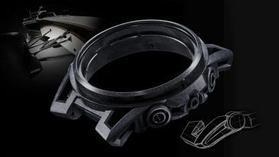 EFS-S640D-1AV Cassa in resina rinforzata con fibra di carbonio e design ispirato al braccio delle sospensioni