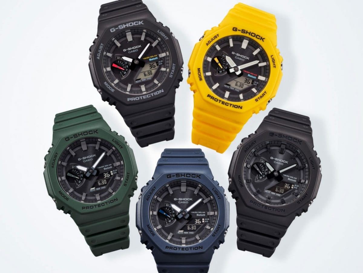 G-SHOCK CLASSIC ANALOG-DIGITAL GA-B2100 Series: GA-B2100C-9A, GA-B2100-1A1, GA-B2100-2A, GA-B2100-3A, GA-B2100-1A