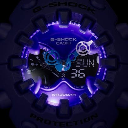 GA-V01-2AER al buio con l'illuminazione accesa