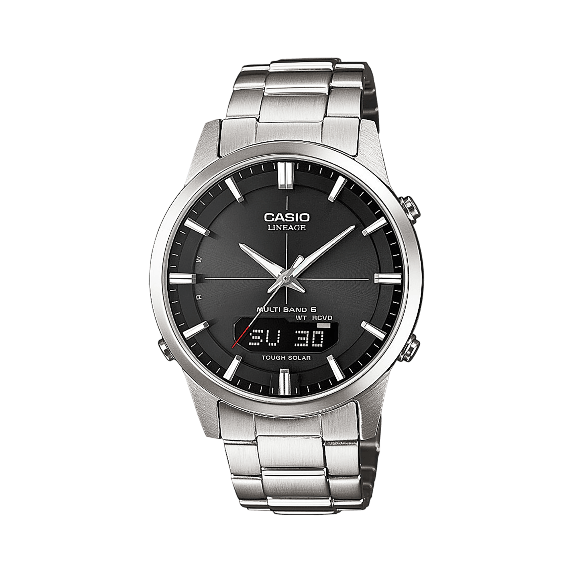 【美品電波ソーラーサファイアガラス】CASIO LINEAGE LCW-M170 LCW-M170D-1A
