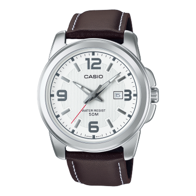 Orologio Uomo Casio in Acciaio COLLECTION Men Solo tempo MTP-1259PD-7BEG Argento