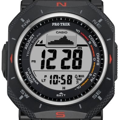 Casio Orologio Analogico Solare Uomo con Cinturino in Acciaio Inossidabile GW-2320FP-1A2CR