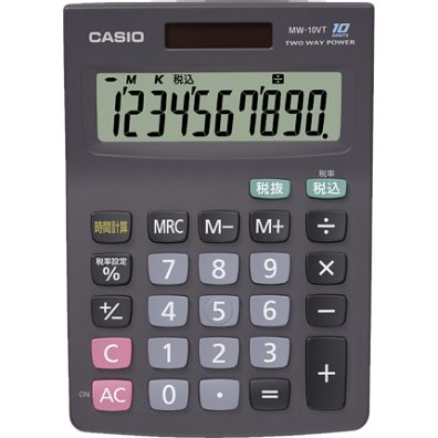 MW-10VT-BKサポートページ | CASIO