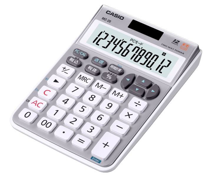 カシオ ワイヤレステンキー電卓 MZ-120WL 廃盤・入手困難｜PC周辺機器