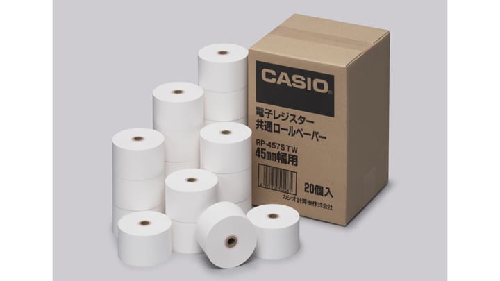 カシオ CASIO 240ER-A レジスター 店舗 ロールペーパー付！ RP-4575-TW | CASIO