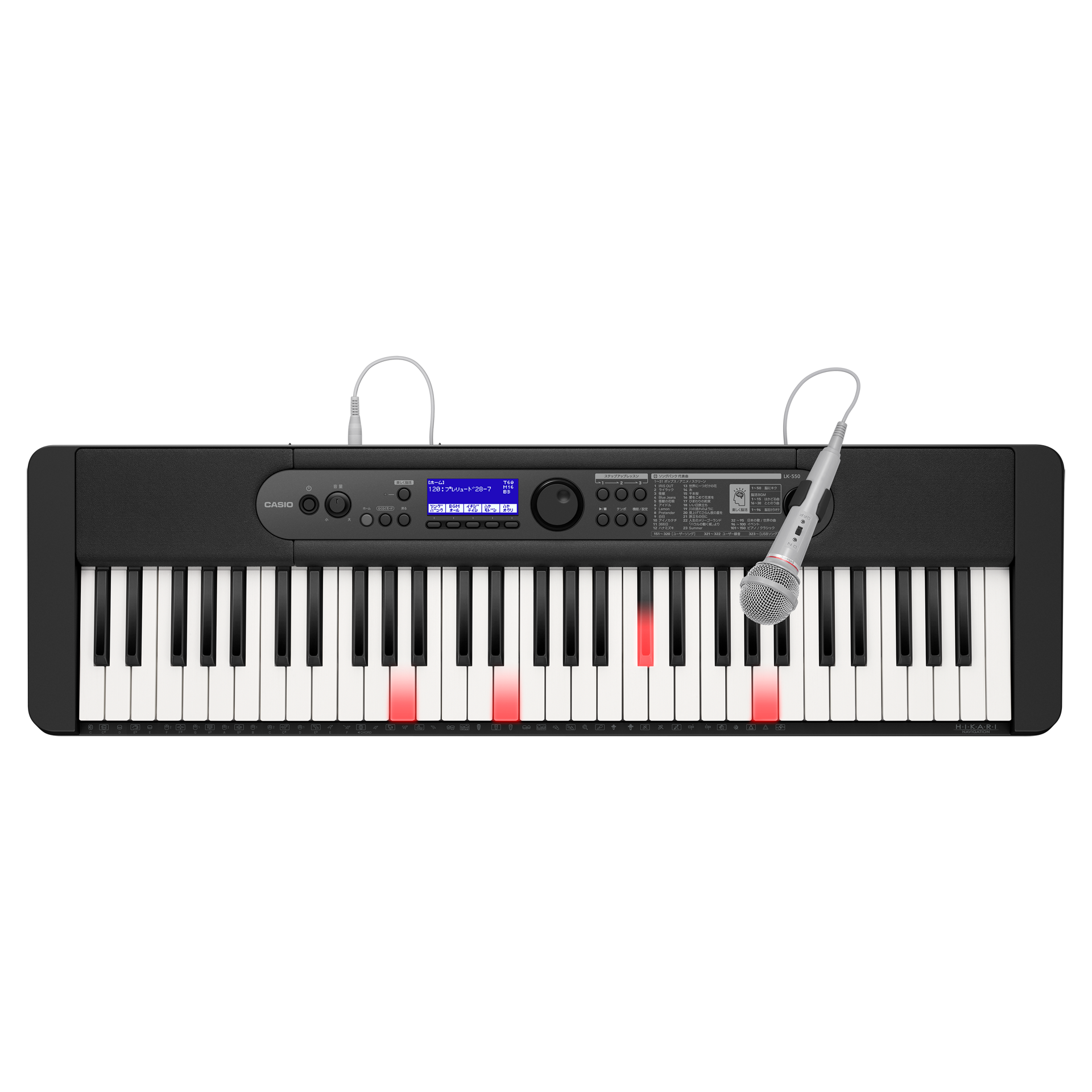 カシオ 　光ナビゲーション 　キーボード 　譜面ナビ 　100音色＆50リズム カシオ 光ナビゲーション キーボード 譜面ナビ 100音色＆50リズム