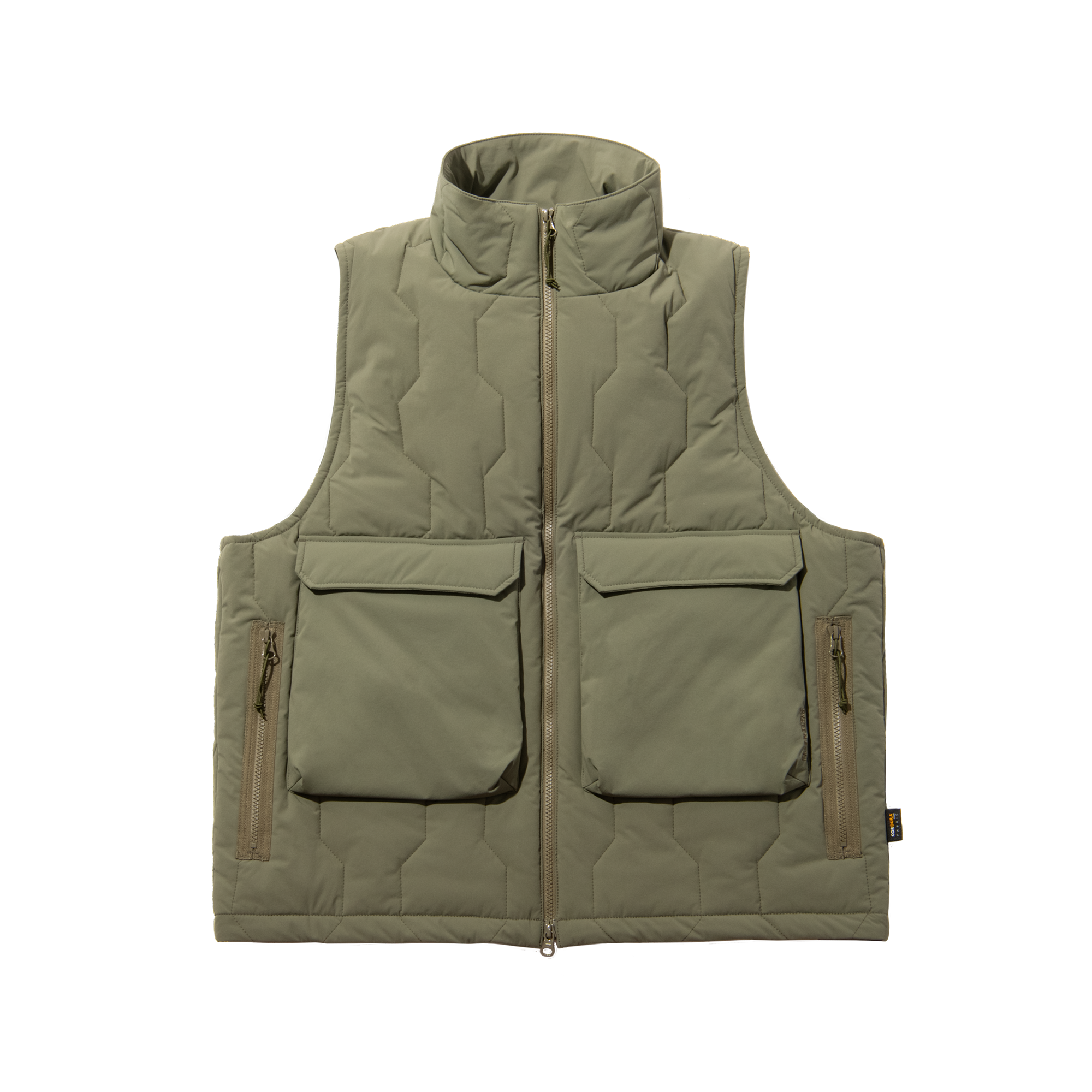 CORDURA G-QUILT STAND COLLAR PADDING VEST OLIVE Mサイズ | CASIO