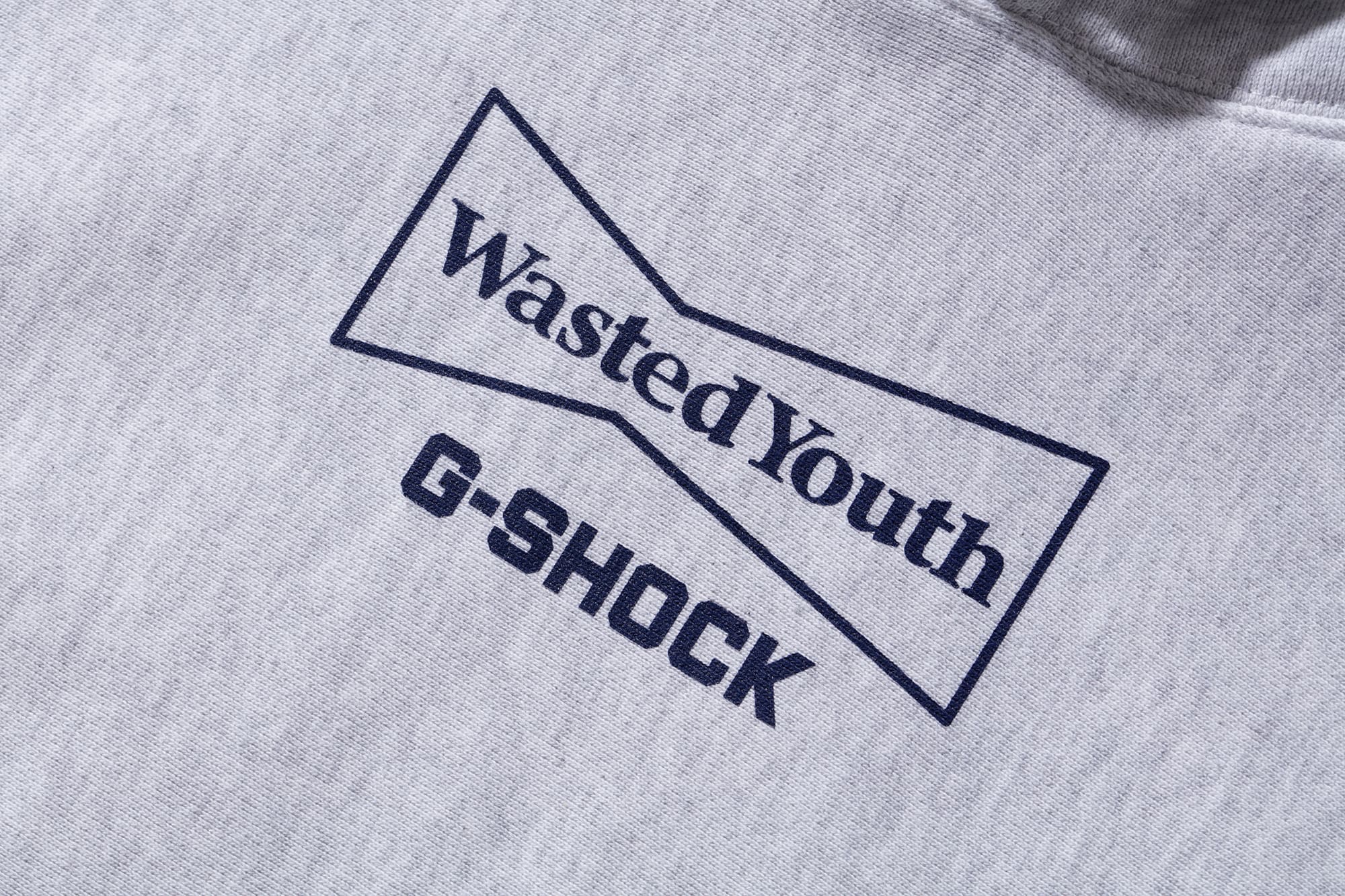 Wasted Youth G-SHOCK パーカー Wasted Youth x G-SHOCK コラボレーション フーディ GRAY Mサイズ | CASIO