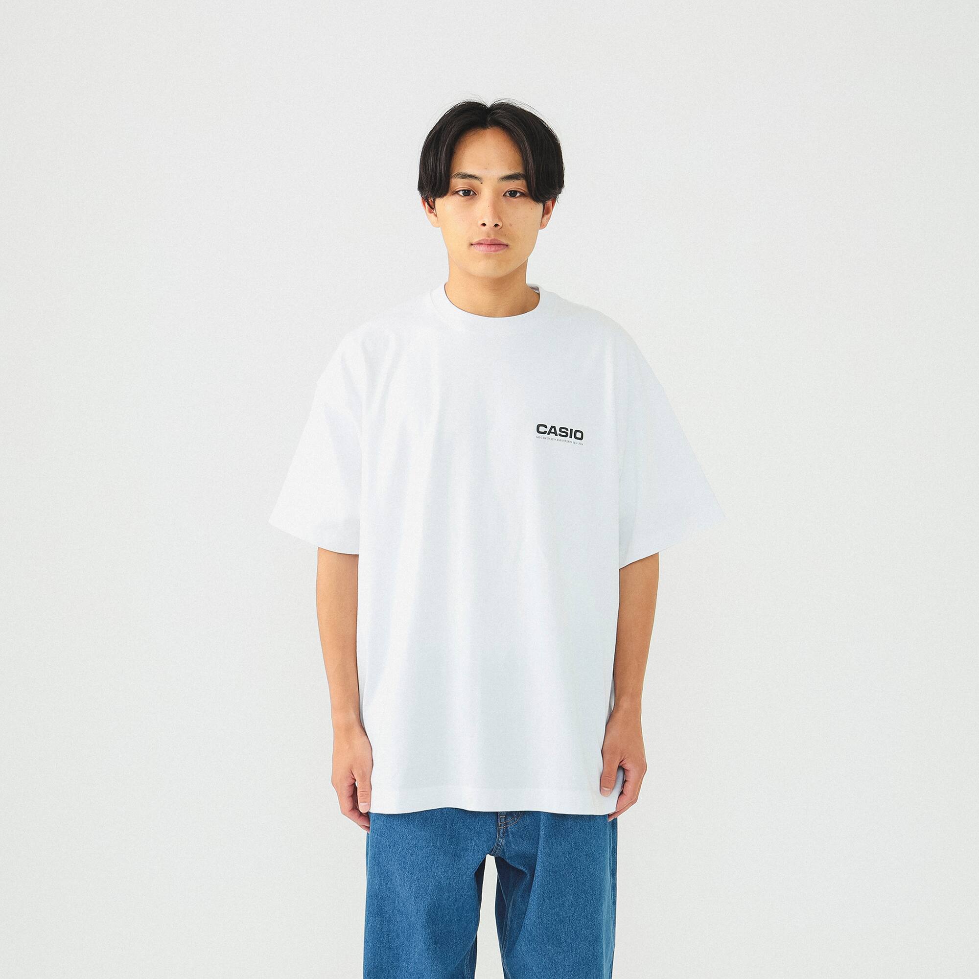 CASIO WATCH 16MODELs T-SHIRT WHITE L | CASIO