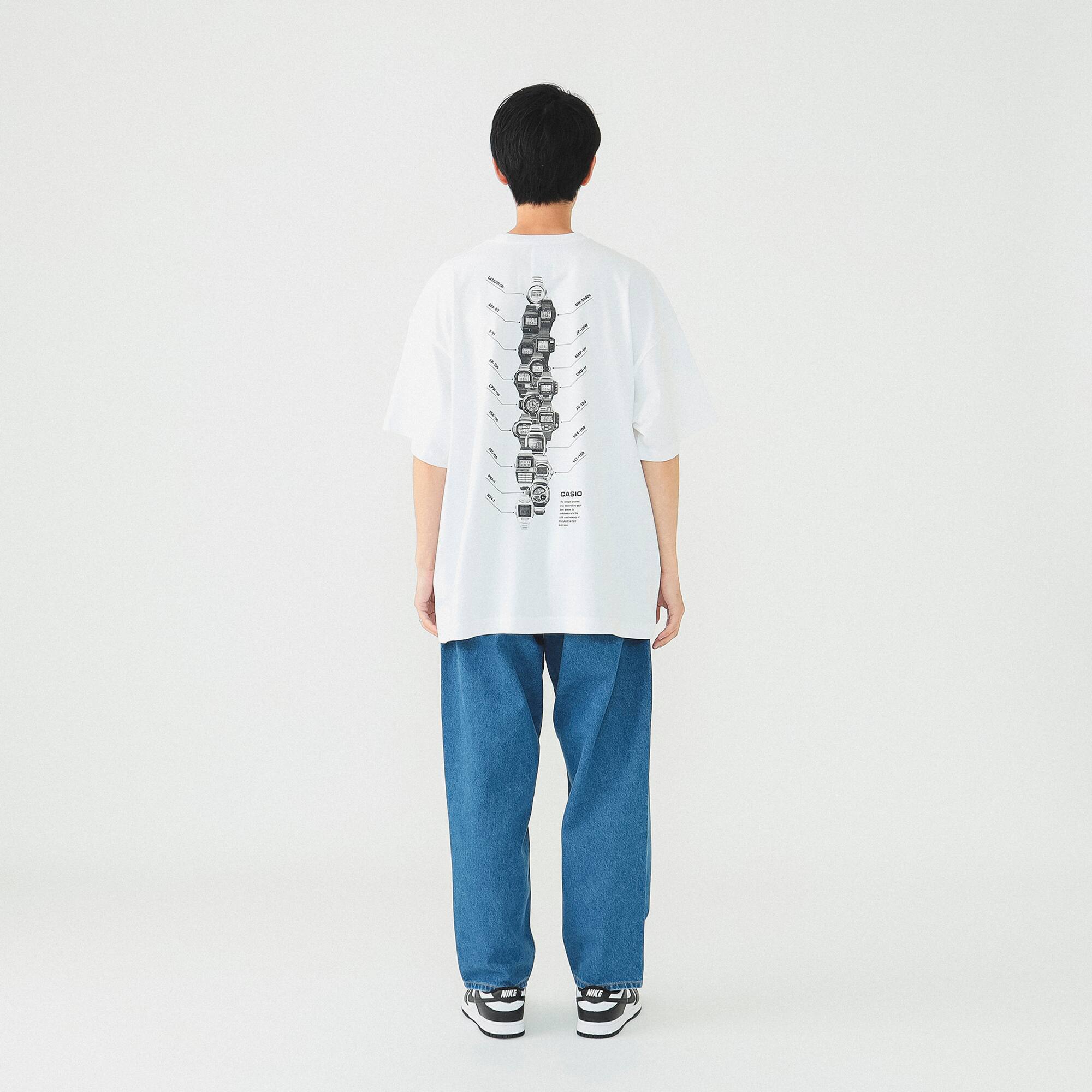 CASIO WATCH 16MODELs T-SHIRT WHITE XL | CASIO