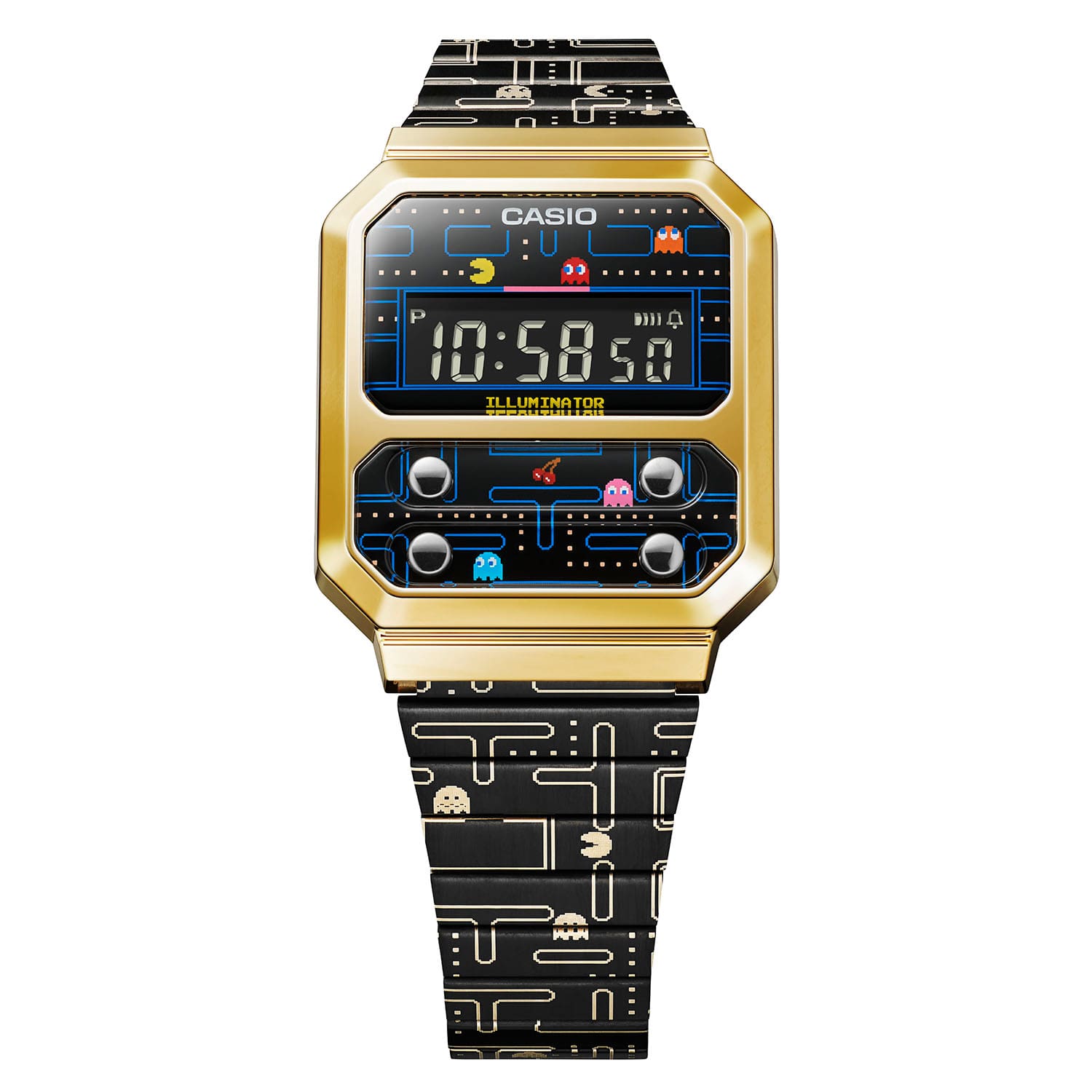 Casio to Release PAC-MAN Collaboration Model with Fun, Retro Styling in a  Digital Watch | 2021 | CASIO