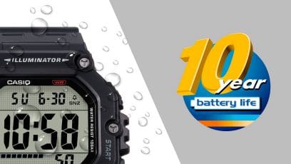 AE-1600H-1A 10気圧防水＆電池寿命約10年 