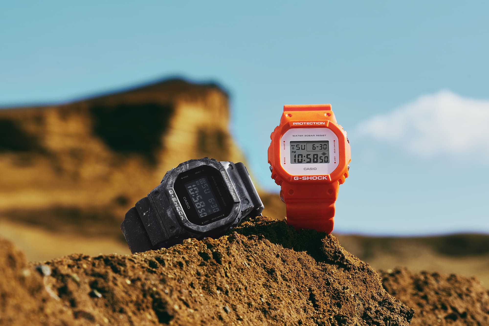 DW-5600WS-1JF #漆黒の夜の海 #ブラック #G-SHOCK #スクエアフォルム