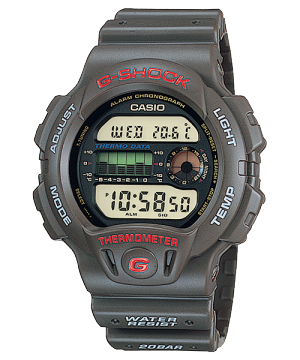 CASIO G-SHOCK DW-6100J-1 温度計搭載モデル 日本でも大ブレイクした記念すべき年！ 1992年のG-SHOCK一挙紹介