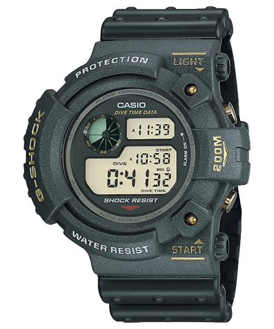 時計 G-SHOCK  dw-6300b-2 CASIO G-SHOCK DW-6300B-8 FROGMAN 1st Gen Gunmetal Gray Green