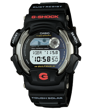 CASIO G-SHOCK DW-9700 (ガルフマン) ヘリーハンセン Casio G-Shock DW-9700 Gulfman Helly Hansen, Solar, Tide