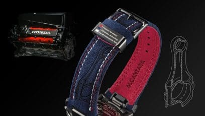ECB-2000HR-1A レーシングスピリットを 表現した アルカンターラ®製バンド