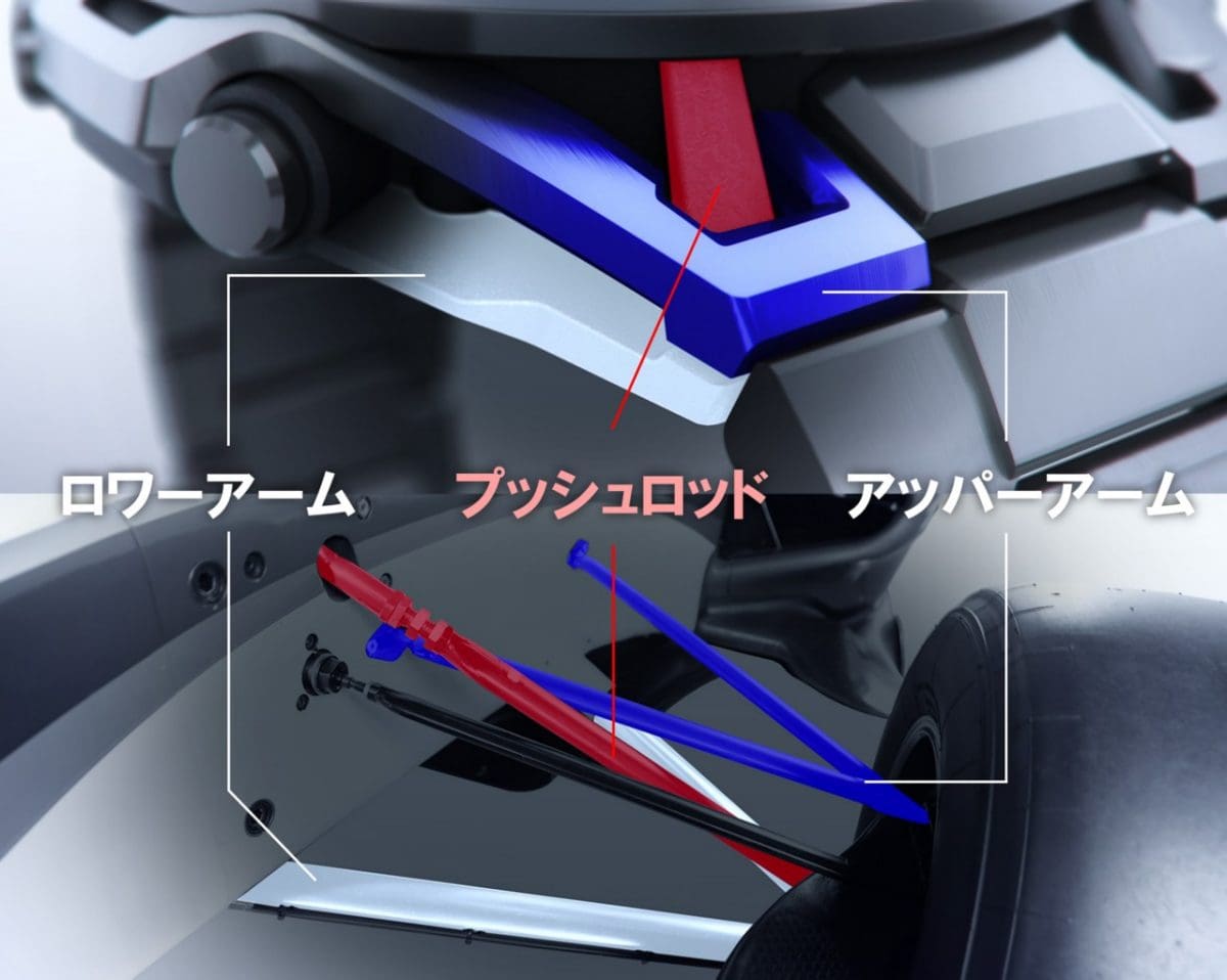 ECB-2300YD-1A 異素材融合の造形美 サスペンションアームデザイン