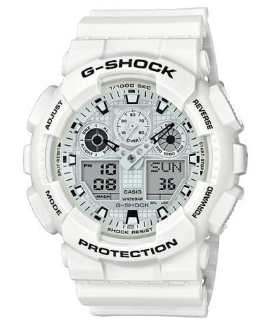 G*R様 【人気モデル良品／完動品】G-SHOCK GA-100MW アナデジ／ GA-100MW-7AJFサポートページ | CASIO