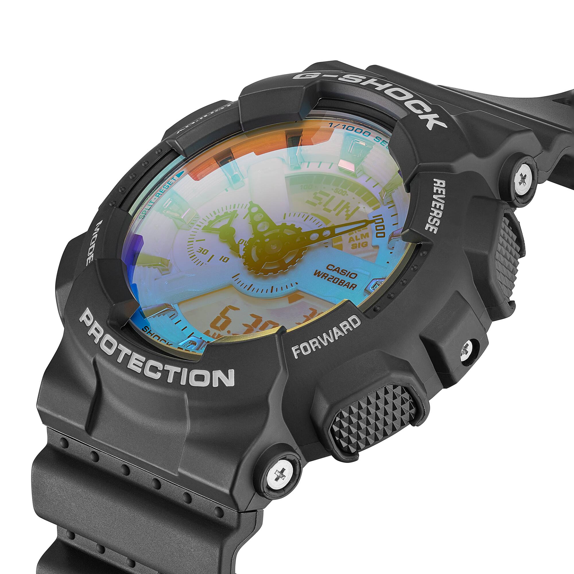 GA-110SR-1AJF #レインボーショック #レインボー蒸着 #ビッグケース 