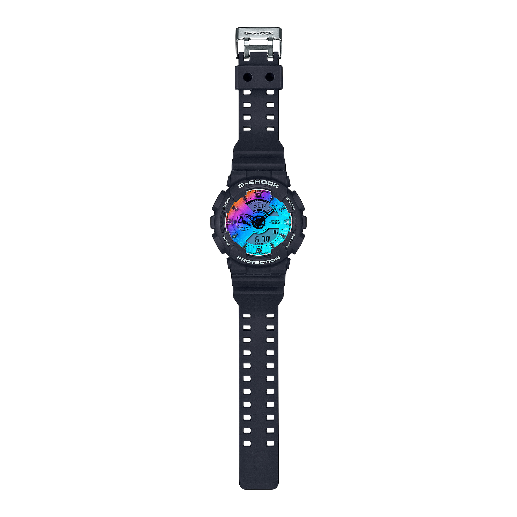 GA-110SR-1AJF #レインボーショック #レインボー蒸着 #ビッグケース 