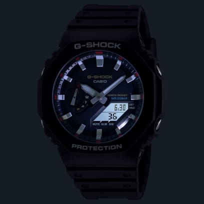 GA-2100RL-1A ライト点灯時