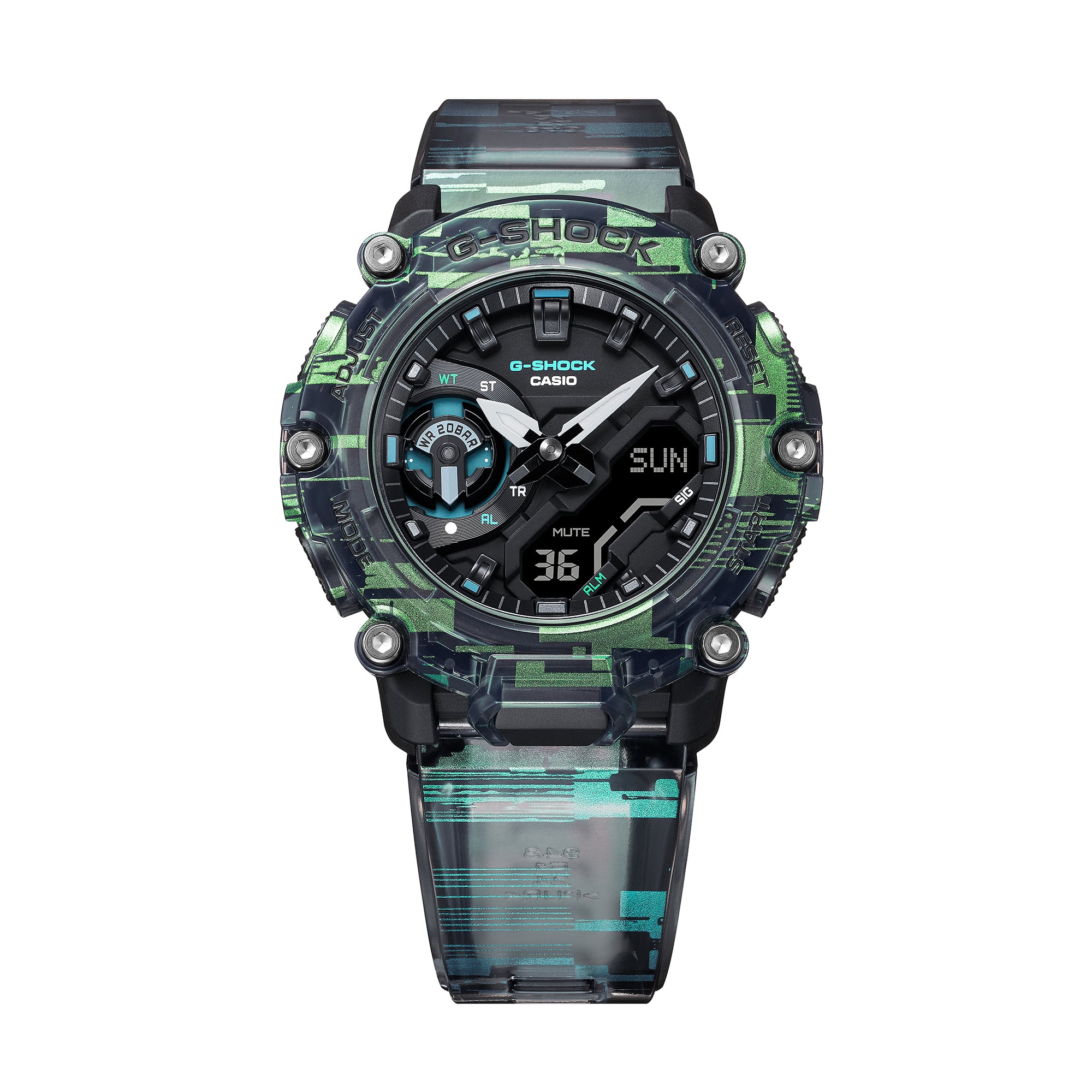 Ga 20nn 1ajf Digitalglitch デジタル世界の雑音 G Shock アナログデジタル Analogdigital ｇショック ジーショック アナログデジタル 3年電池 Casio カシオ 正規販売店 新潟県 柏崎市 西本町 岸本時計店 Kishimotoweb S Blog