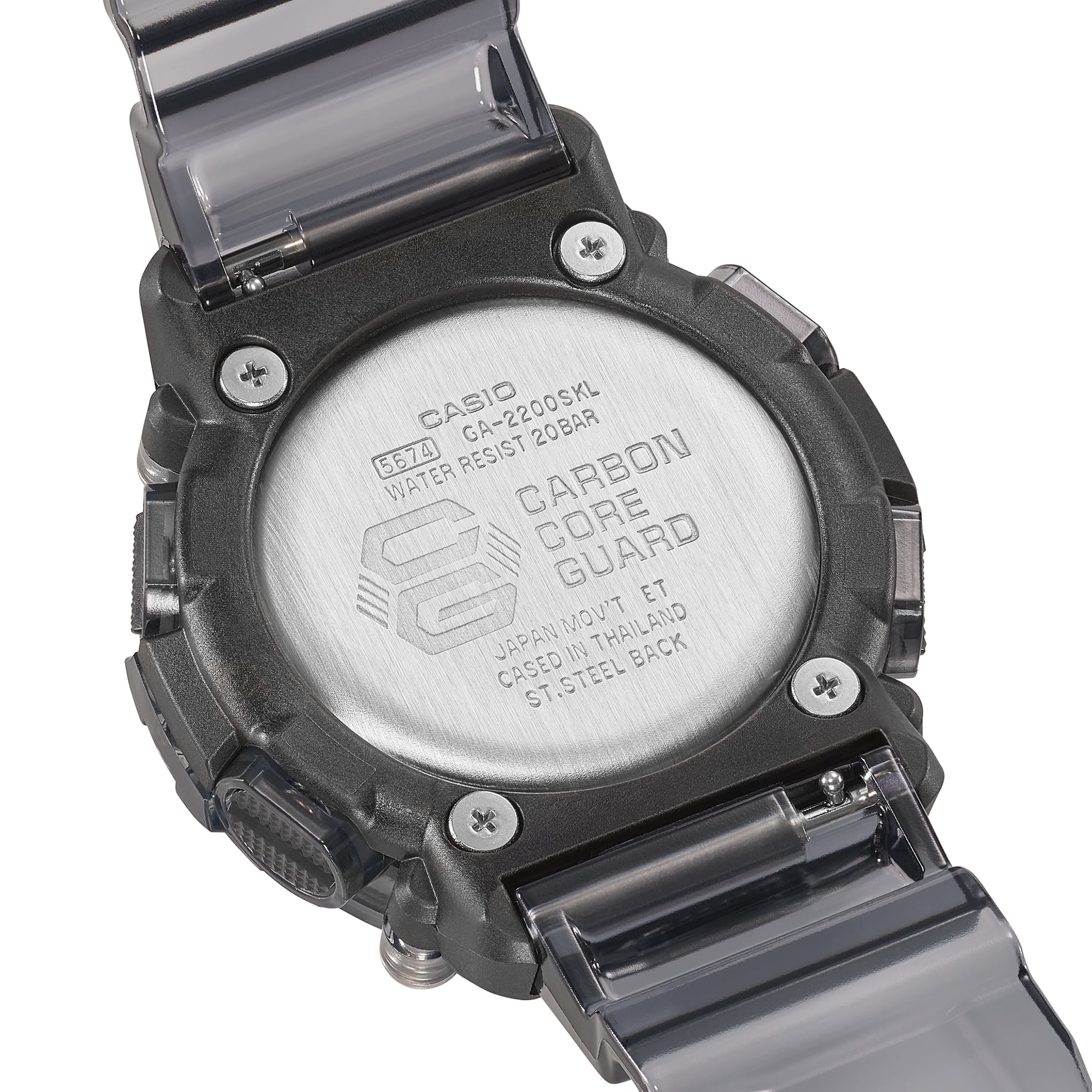 GA-2200SKL-8AJF #スケルトン #グレースケルトン G-SHOCK Sound Wave 