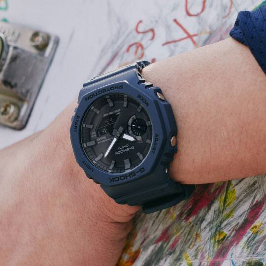 GA-B2100-2AJF #ネイビー #ブルー #スマートフォンリンク #タフ