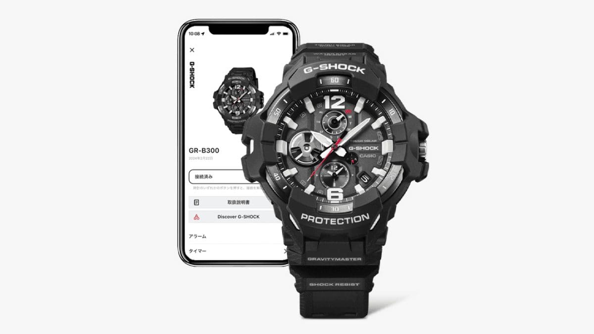 GR-B300H-5A 時をより正確に、確実に Bluetooth®搭載タフソーラー ※画像はGR-B300-1Aです