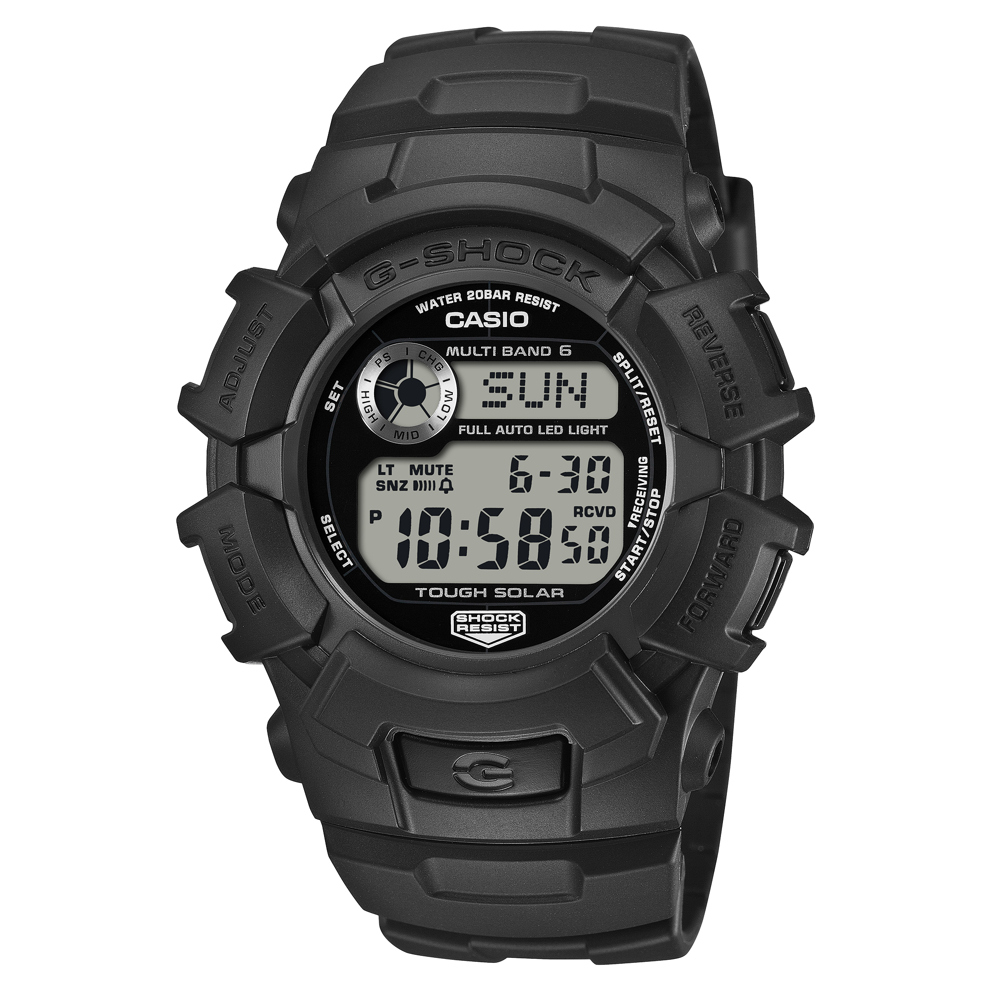 美品✨G-SHOCK 電波ソーラー ブラック タフソーラー　箱　GW-2320 GW-2320FP-1A1.png