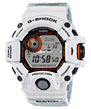 美品 G-SHOCK GW-9400BTJ バートン 電波ソーラー ホワイト GW-9400BTJ-8JRサポートページ | CASIO