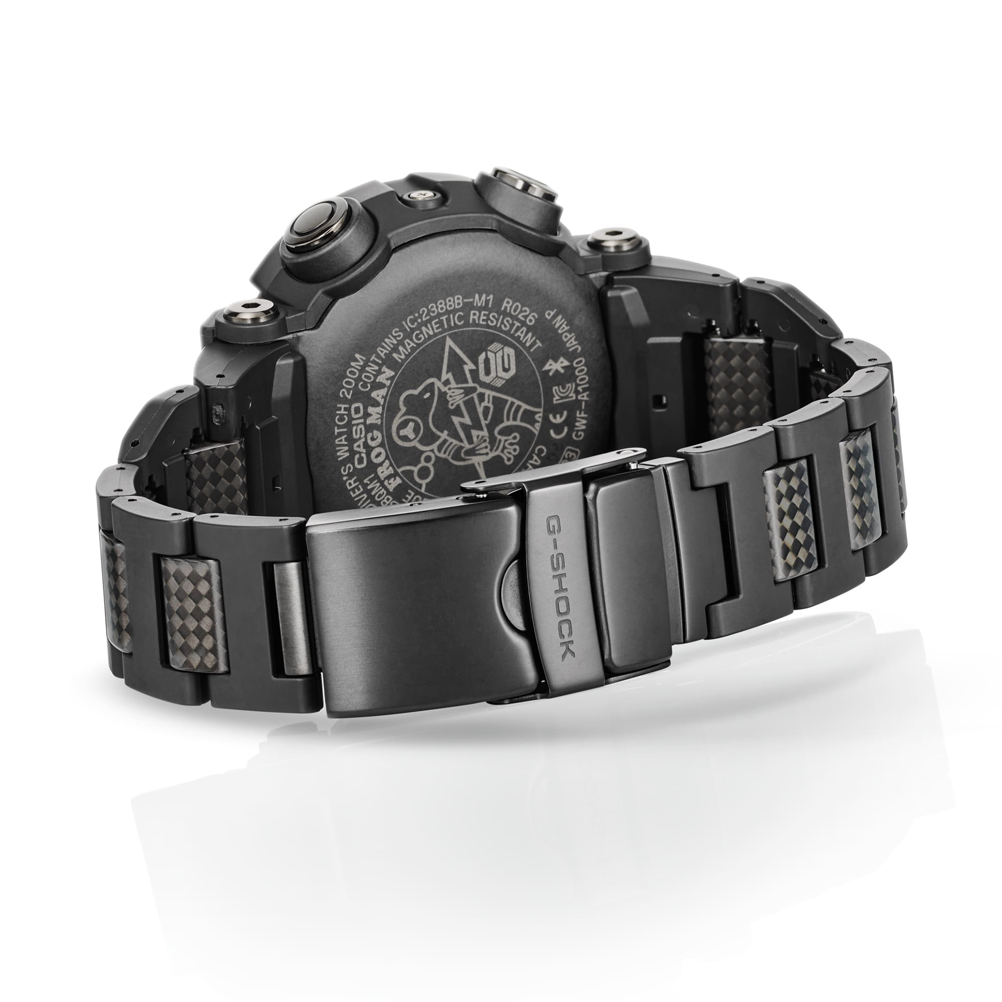 未使用 極美品 G-SHOCK GW-201NT フロッグマン カーボンパターン GWF