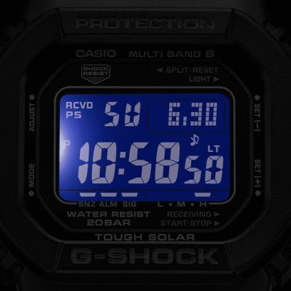 GW-M5610U-1B ライト点灯時