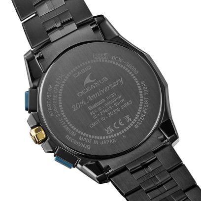 OCW-S6000BV-1A ブランド20周年を記念した 特別仕様のケースバック