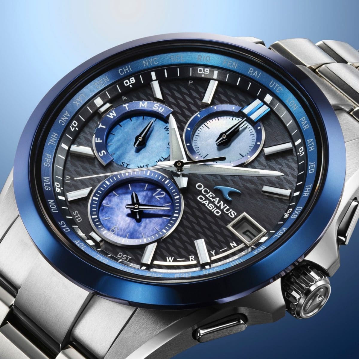 OCW-S7000AP-1A 響き合う、藍の深み、青の輝き。