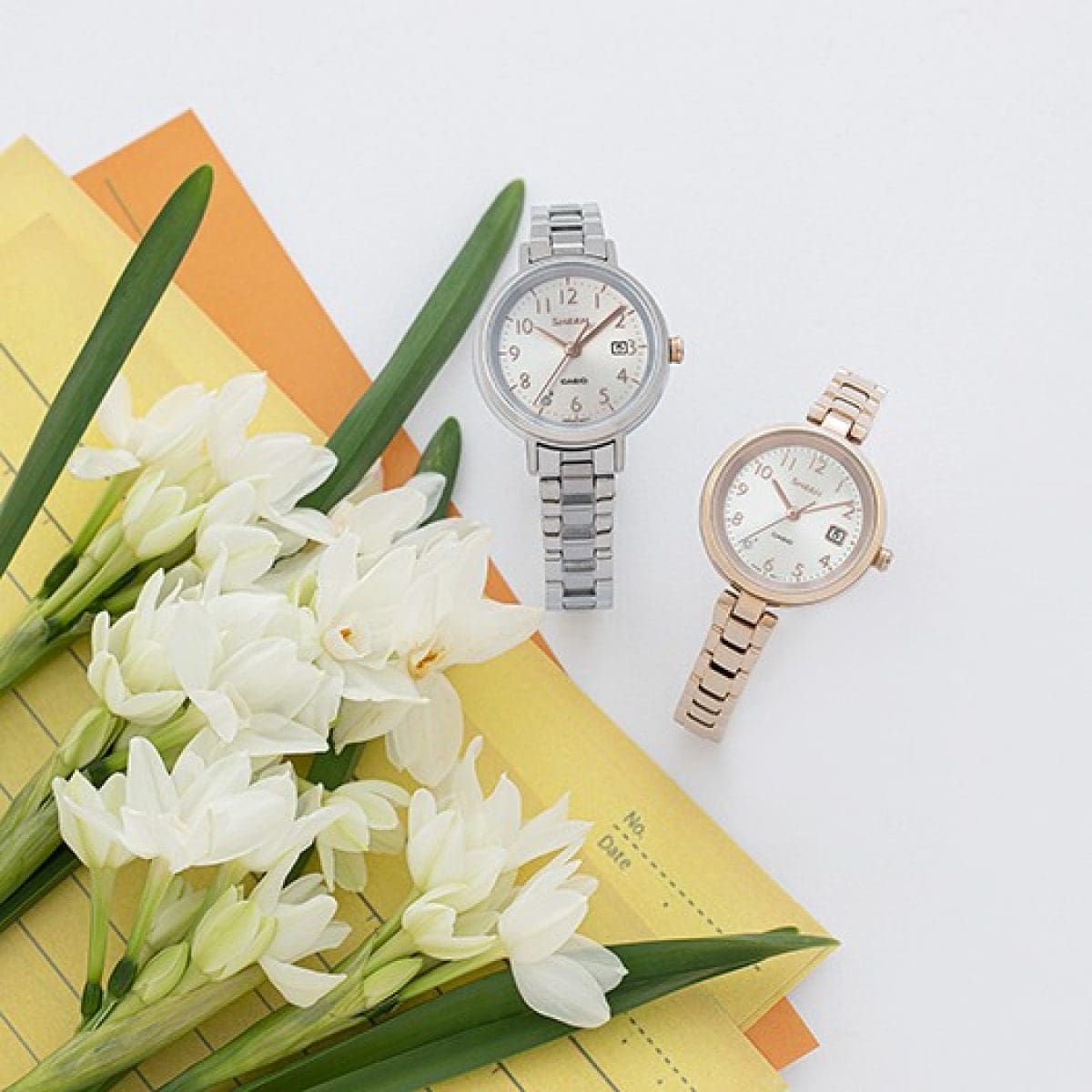 【美品】CASIO　SHEEN　SHS-D100 レディース　ソーラー 腕時計 SHS-D100D-4AJF | CASIO