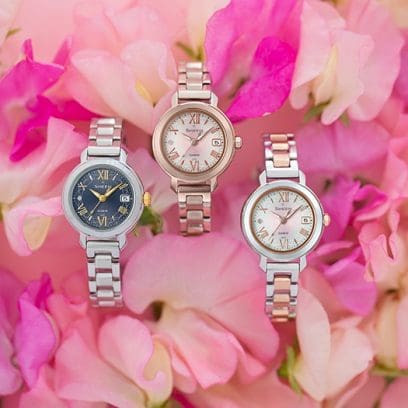 From left: SHE-5300D-2A, SHW-5300CG-4A, SHW-5300DSG-4A
