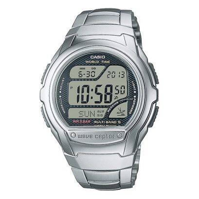 【電波時計】CASIO e-DATA BANK waveceptor 腕時計 WV-58DJ-1AJF | CASIO