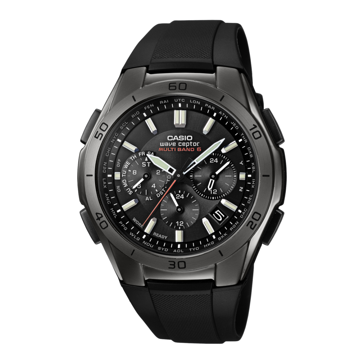 CASIOカシオ ウェーブセプターソーラー電波時計 WVQ-M410B-1AJF WVQ-M410B-1AJF | CASIO